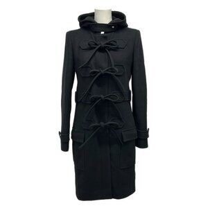Balenciaga Duffle Coat 36 S Black Ribbon Winter